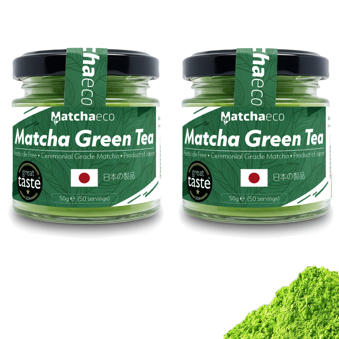 Matchaeco Duo matcha green tea powder ceremonial grade