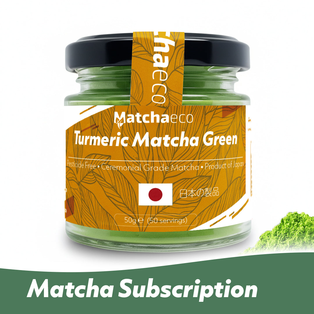 Matchaeco Turmeric Matcha subscription