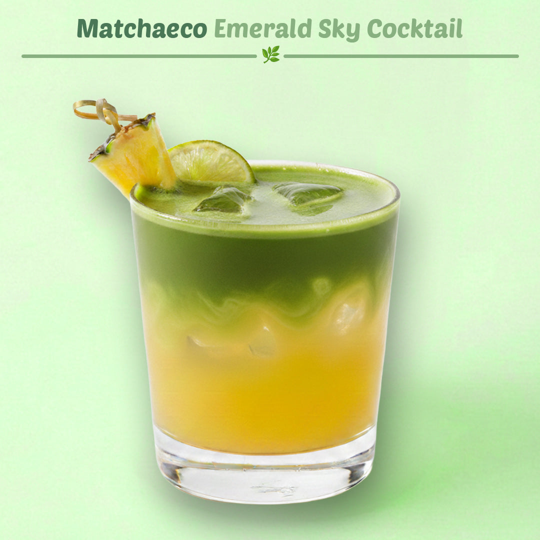 Matchaeco Emerald Sky Cocktail