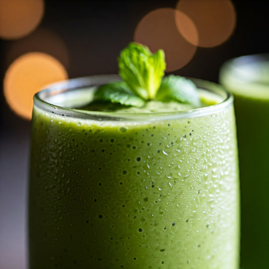 matcha smoothie mint [AI Generated image]