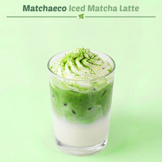 🧊💚 Iced Matcha Latte