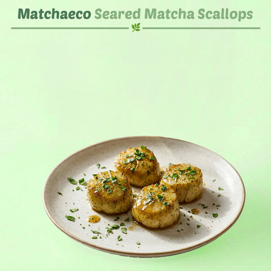 Matchaeco Seared Scallops
