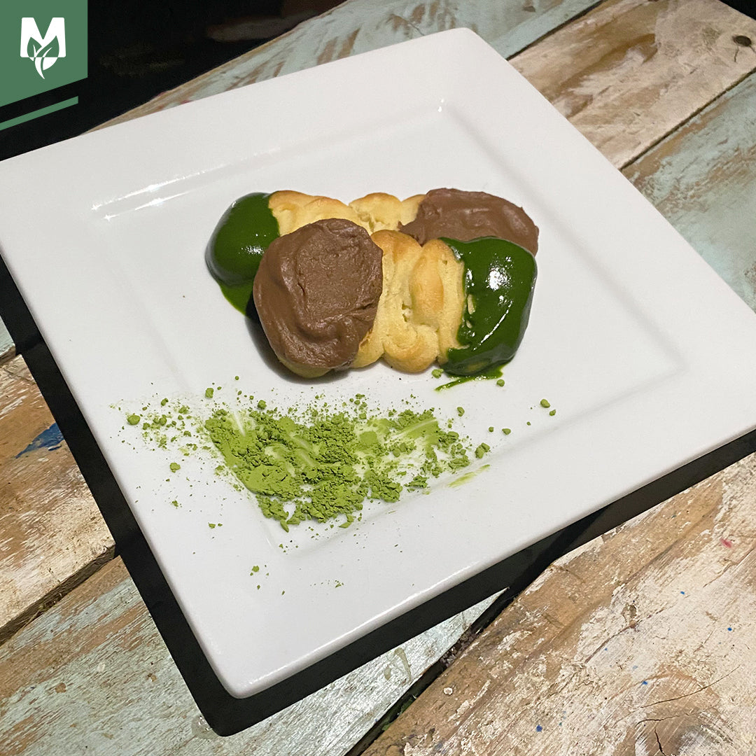 Matchaeco | Matcha and chocolate Viennese fingers