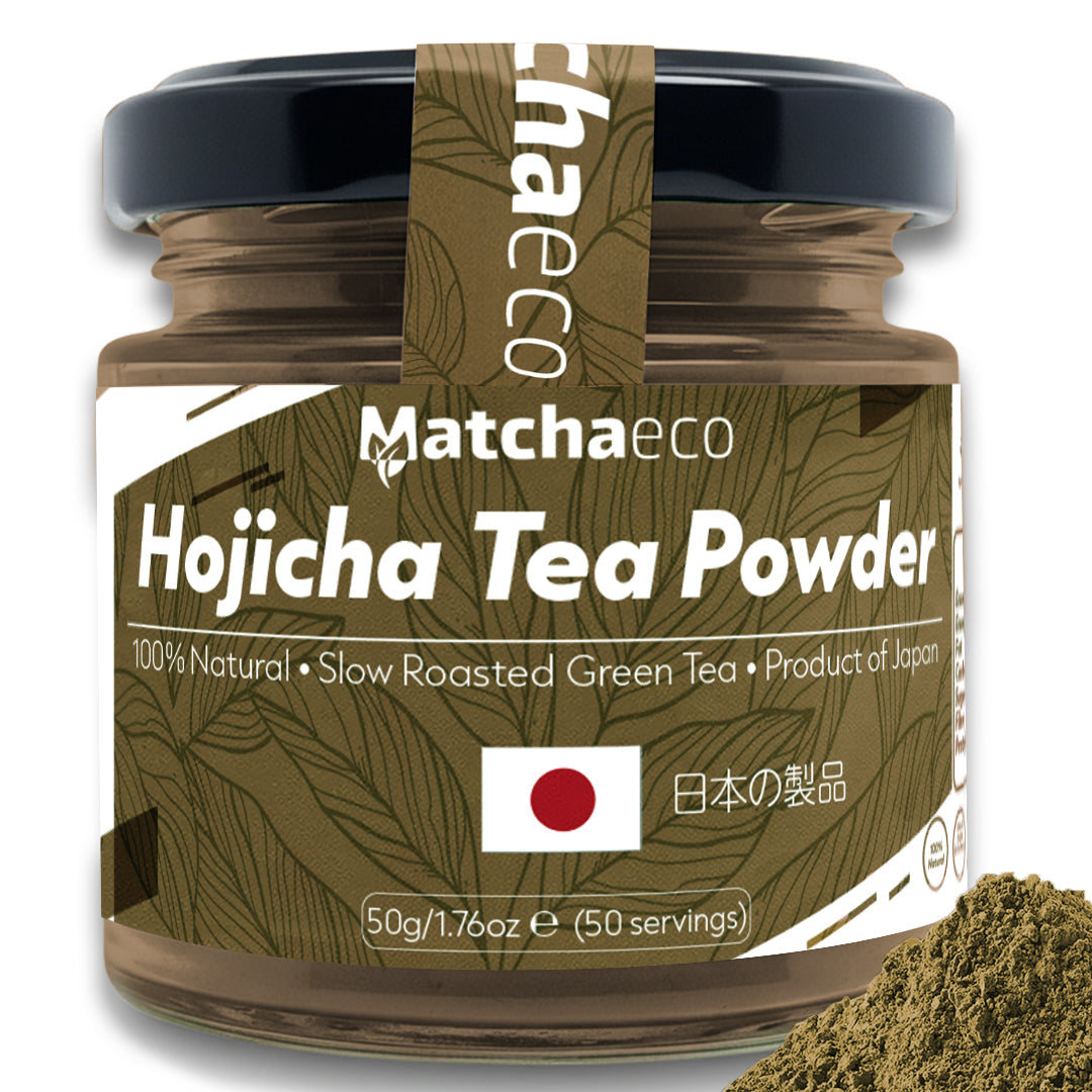 Matchaeco Hojicha Roasted Green Tea Powder Japanese