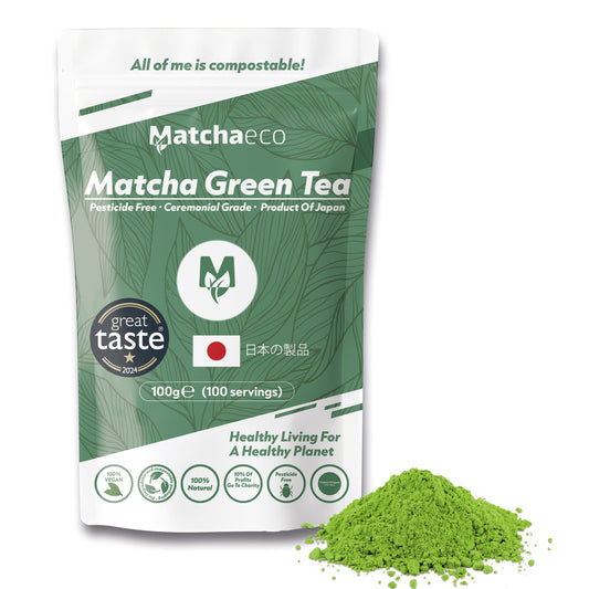 Matchaeco 100g matcha pouch