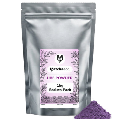 Matchaeco Ube Powder 1kg Barista Pouch