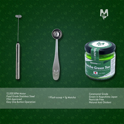 Matchaeco modern matcha starter set includes