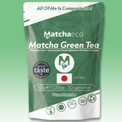 Matchaeco Mix ’n’ Matcha | 5-Flavour Matcha Tasting Bundle | 5 x 30g Compostable Pouch