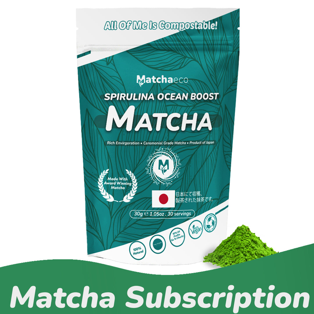 Matchaeco Ceremonial Grade Matcha Pouch | MATCHA SUBSCRIPTION