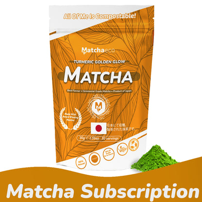 Matchaeco Ceremonial Grade Matcha Pouch | MATCHA SUBSCRIPTION
