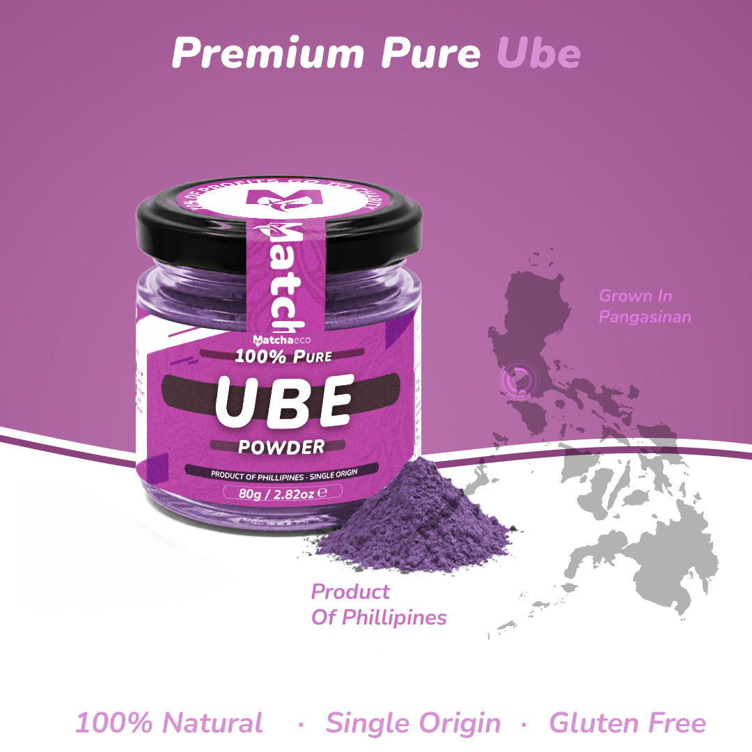 Matchaeco Ube Powder 1kg Barista Pouch