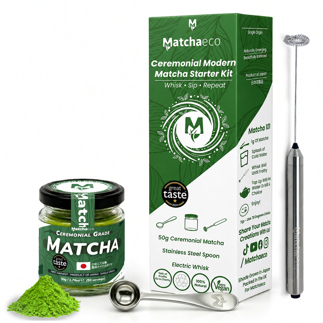 Matchaeco | Modern Matcha Tea Starter Set, Matcha Gift Pack