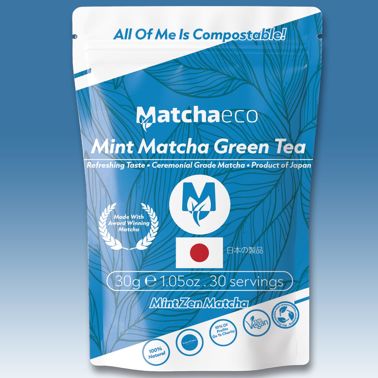 Matchaeco Mix ’n’ Matcha | 5-Flavour Matcha Tasting Bundle | 5 x 30g Compostable Pouch