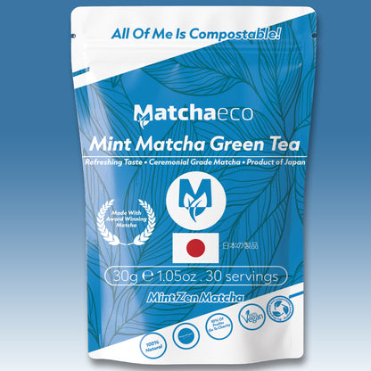 Matchaeco Mix ’n’ Matcha | 5-Flavour Matcha Tasting Bundle | 5 x 30g Compostable Pouch