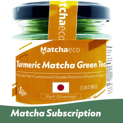 Matchaeco Turmeric Matcha subscription