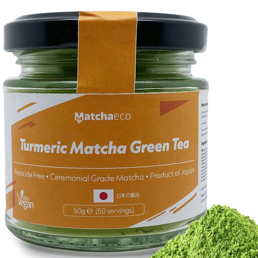 Turmeric matcha green tea poweder