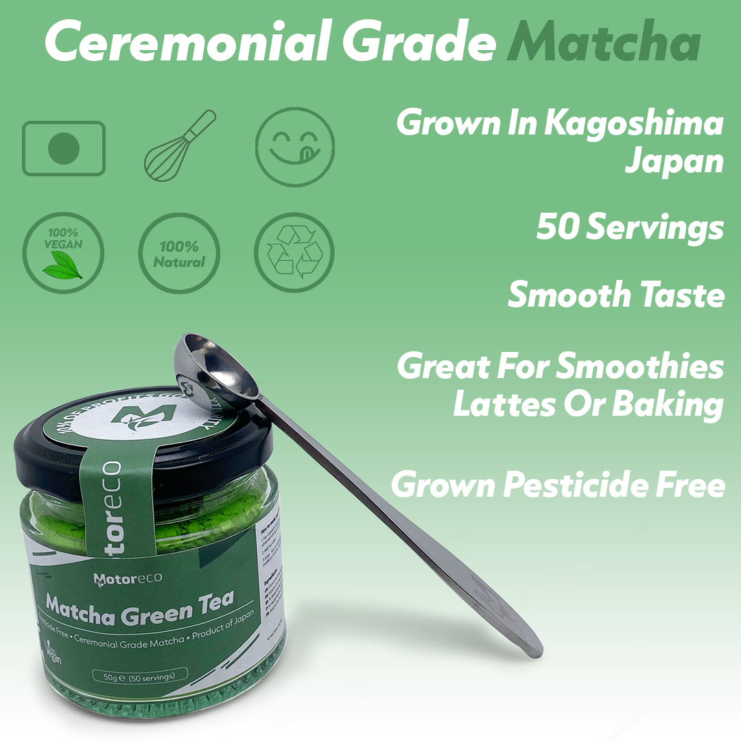 Matchaeco cermeonial grade matcha green tea powder