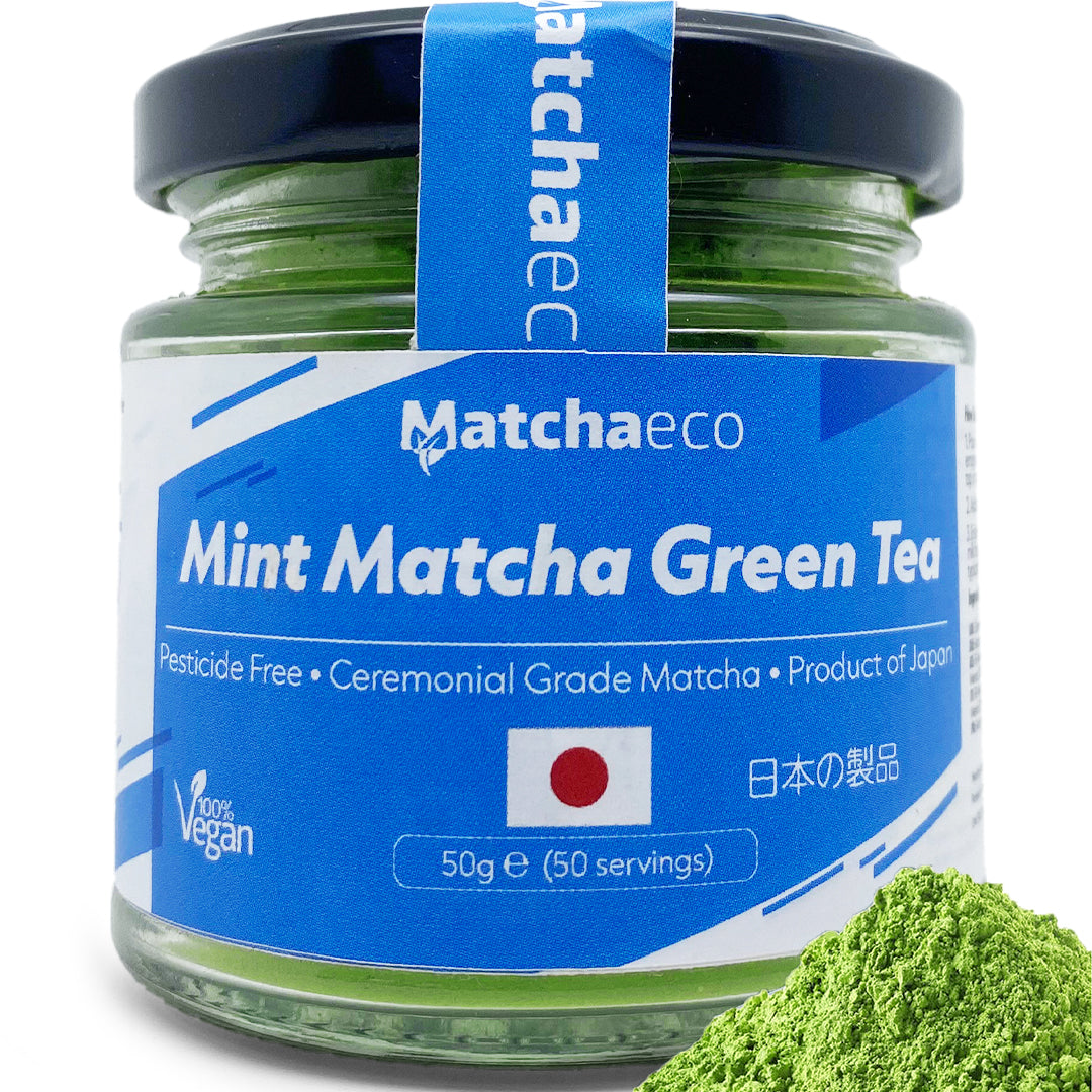 matchaeco 50g matcha green tea powder mint